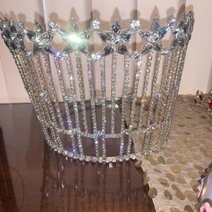 Large Rhinestone Pageant Queen Crown